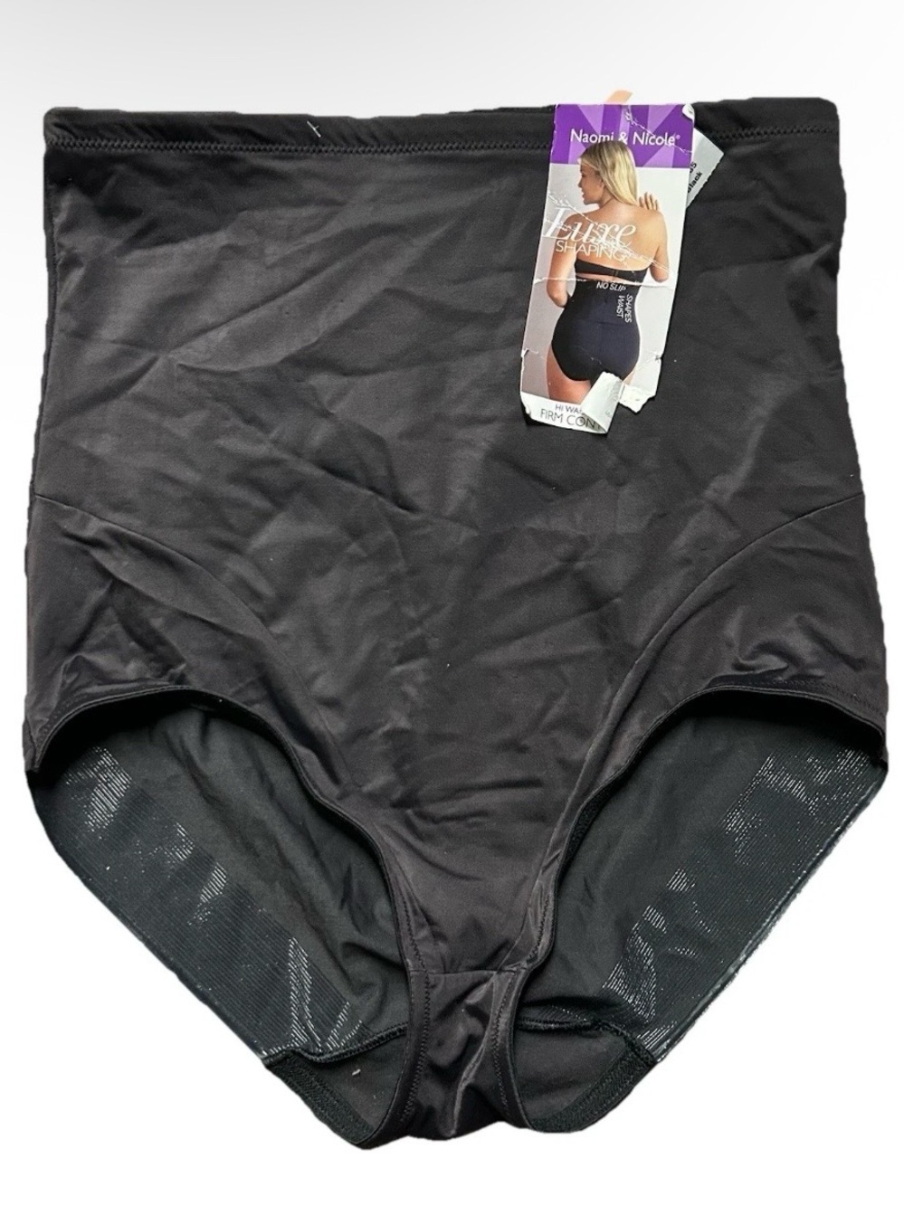 NWT Naomi & Nicole No Slip Luxe High Waist Firm Control Shape Wear Size 3XL